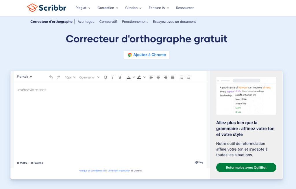découvrez notre correcteur en ligne gratuit pour corriger facilement vos textes en français : fautes d’orthographe, de grammaire et de conjugaison corrigées instantanément.