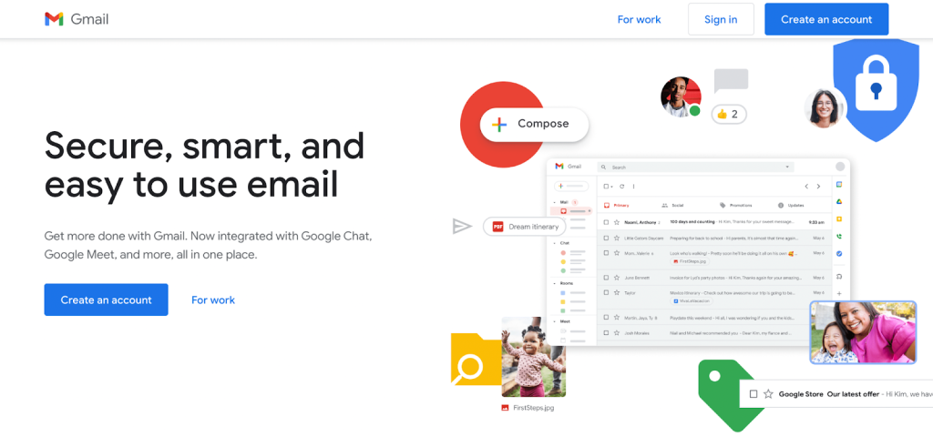 gmail : profitez d'une messagerie gratuite, sécurisée et facile à utiliser pour gérer vos emails en toute confidentialité.
